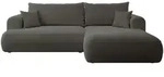Selsey Ecksofa mit Schlaffunktion Ovo , grau , Ma&szlig;e (cm): B: 260 H: 93