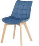 Esszimmerstuhl Passaic , blau , Ma&szlig;e (cm): B: 46 H: 82