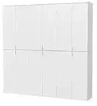 Mehrzweckschrank-Set Projekt X , wei&szlig; , Ma&szlig;e (cm): B: 183 H: 193 T: 34.0