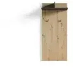 by Living Wandpaneel Ben , braun , Holzwerkstoff , Ma&szlig;e (cm): B: 60 H: 136