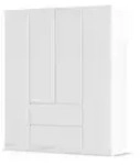 Dreht&uuml;renschrank Wigan , wei&szlig; , Ma&szlig;e (cm): B: 181 H: 210
