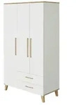 PAIDI Kleiderschrank Oscar , wei&szlig; , Ma&szlig;e (cm): B: 123,5 H: 206 T: 55.9