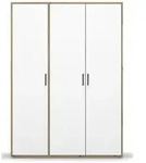 Dreht&uuml;renschrank Yarm , braun , Ma&szlig;e (cm): B: 140 H: 194