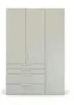 Dreht&uuml;renschrank Port Talbot , grau , Ma&szlig;e (cm): B: 151 H: 223