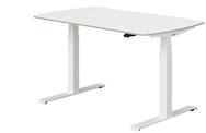 PAIDI Schreibtisch e-lion &brvbar; wei&szlig; &brvbar; Ma&szlig;e (cm): B: 130 H: 62 T: 75.0