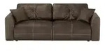 uno Schlafsofa aus Mikrofaser Diego , braun , Ma&szlig;e (cm): B: 245 H: 85 T: 115.0
