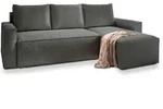MASSENO Ecksofa mit Schlaffunktion Potaro , grau , Ma&szlig;e (cm): B: 230 H: 85