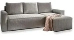 MASSENO Ecksofa mit Schlaffunktion Potaro , grau , Ma&szlig;e (cm): B: 230 H: 85