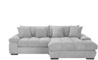 bobb Ecksofa mit trendigem Cordbezug Hella , grau , Ma&szlig;e (cm): B: 303 H: 96 T: 203.0
