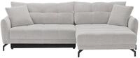 bobb Ecksofa Casandra de Luxe &brvbar; grau &brvbar; Ma&szlig;e (cm): B: 284 H: 91 T: 191.0