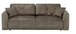 uno Schlafsofa aus Mikrofaser Diego , braun , Ma&szlig;e (cm): B: 245 H: 85 T: 115.0