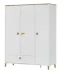 PAIDI Kleiderschrank Lotte & Fynn , wei&szlig; , Ma&szlig;e (cm): B: 162,3 H: 202,2 T:...