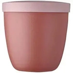 Mepal Snackpot "To Go" Ellipse , rosa/pink , Kunststoff , Ma&szlig;e (cm): H: 10,8 &Oslash;: