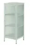 Vitrine Milea , gr&uuml;n , Ma&szlig;e (cm): B: 40 H: 101,5 T: 40.0