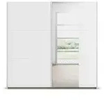 Schwebet&uuml;renschrank Acton , wei&szlig; , Ma&szlig;e (cm): B: 218 H: 59