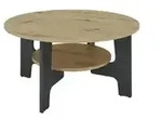 by Living Couchtisch Jonny , holzfarben , Ma&szlig;e (cm): B: 80 H: 42,5