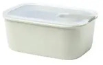 Mepal Frischhaltedose Easyclip , wei&szlig; , Glas,Kunststoff , Ma&szlig;e (cm): B: 16,7...
