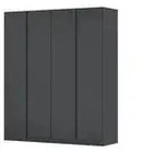 Dreht&uuml;renschrank Monostar , grau , Ma&szlig;e (cm): B: 181 H: 210 T: 54.0