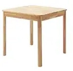 Woodford Esstisch Rudolf , holzfarben , Ma&szlig;e (cm): B: 80 H: 76