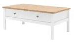 Couchtisch Mazzano , wei&szlig; , Ma&szlig;e (cm): B: 55 H: 40