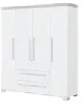 PAIDI Kleiderschrank Kira , wei&szlig; , Ma&szlig;e (cm): B: 175,8 H: 205,9 T: 55.6