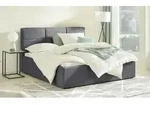 Polsterbett Dursley , grau , Ma&szlig;e (cm): B: 193 H: 110