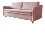 Miuform Einzelsofa mit Schlaffunktion Charming Charlie , rosa/pink , Ma&szlig;e (cm): B: