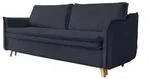 Miuform Einzelsofa mit Schlaffunktion Charming Charlie , grau , Ma&szlig;e (cm): B: 225 H: