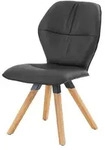 Polsterstuhl Chianti , schwarz , Ma&szlig;e (cm): B: 47 H: 90 T: 60.0