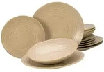 CreaTable Kombiservice Lava Stone , beige , Steinzeug/Steingut , Ma&szlig;e (cm): B: 30