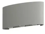 Paul Neuhaus LED-Aussenwandleuchte 6-flammig silberfarben , silber , Ma&szlig;e...