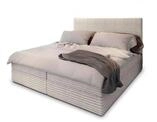 MASSENO Boxbett mit Bettkasten Pisa , creme , Ma&szlig;e (cm): B: 180 H: 98