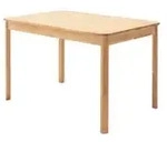 Woodford Esstisch Rudolf , holzfarben , Ma&szlig;e (cm): B: 80 H: 76