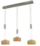 Fischer-Honsel Pendelleuchte , silber , Ma&szlig;e (cm): B: 100 H: 160 T: 21.0