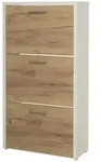 Schuhschrank Anfo , holzfarben , Ma&szlig;e (cm): B: 61 H: 115 T: 25.0