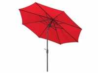 Schneider Schirme Sonnenschirm Harlem , rot , Maße (cm): H: 260 Ø: 270