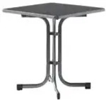 Sieger Boulevard-Klapptisch Mecalit , grau , Ma&szlig;e (cm): B: 70 H: 72