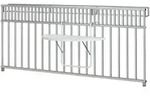 Balkon-H&auml;ngetisch , wei&szlig; , Ma&szlig;e (cm): B: 50