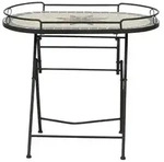 Siena Garden Serviertisch Stella , mehrfarbig , Stahl , Ma&szlig;e (cm): B: 41 H: 60