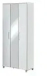 Dielenschrank Duna , wei&szlig; , Ma&szlig;e (cm): B: 90 H: 193 T: 37.0