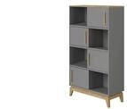 PAIDI Highboard Sten &brvbar; grau &brvbar; Ma&szlig;e (cm): B: 94,8 H: 161 T: 39.6
