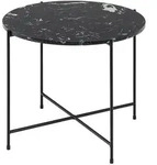 Couchtisch Bottaro , schwarz , Ma&szlig;e (cm): H: 40 &Oslash;: 52