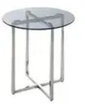 Beistelltisch , transparent/klar &Oslash;: 50