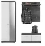 Garderoben-Set Scout , wei&szlig; , Ma&szlig;e (cm): B: 167 H: 197 T: 40.0