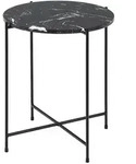 Couchtisch Bottaro , schwarz , Ma&szlig;e (cm): H: 45 &Oslash;: 42