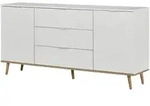 Sideboard Gallese , wei&szlig; , Ma&szlig;e (cm): B: 180 H: 87 T: 40.0