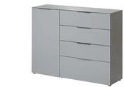 uno Sideboard Levi &brvbar; grau &brvbar; Ma&szlig;e (cm): B: 134 H: 102 T: 42.0