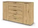 Sideboard Frome , holzfarben , Ma&szlig;e (cm): B: 160 H: 100