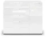 Sideboard Flipp , wei&szlig; , Ma&szlig;e (cm): B: 120 H: 100