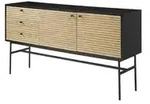 Sideboard , holzfarben , Ma&szlig;e (cm): B: 160 H: 85